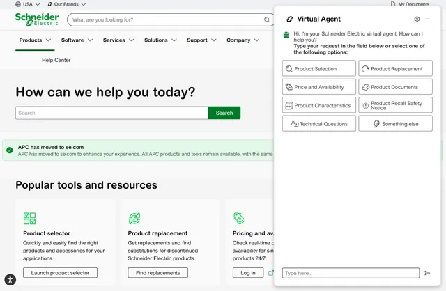 Virtual Agent Chatbot